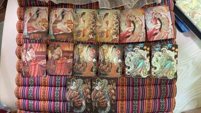 光影卡牌第28期，各家亲签，各家套卡，持续收拍品 - 彫仙解语花粗闪14张