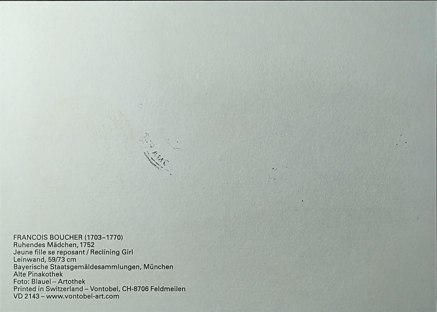 ↓君缘收藏715期☞钱币邮品↓无佣金、可寄存、满30元包邮  巴拉圭邮票，1970年慕尼黑老绘画陈列馆的世界名作,弗朗索瓦·布歇绘画《躺在沙发上的奥达丽斯克》邮票极限片，有多枚随机发一枚