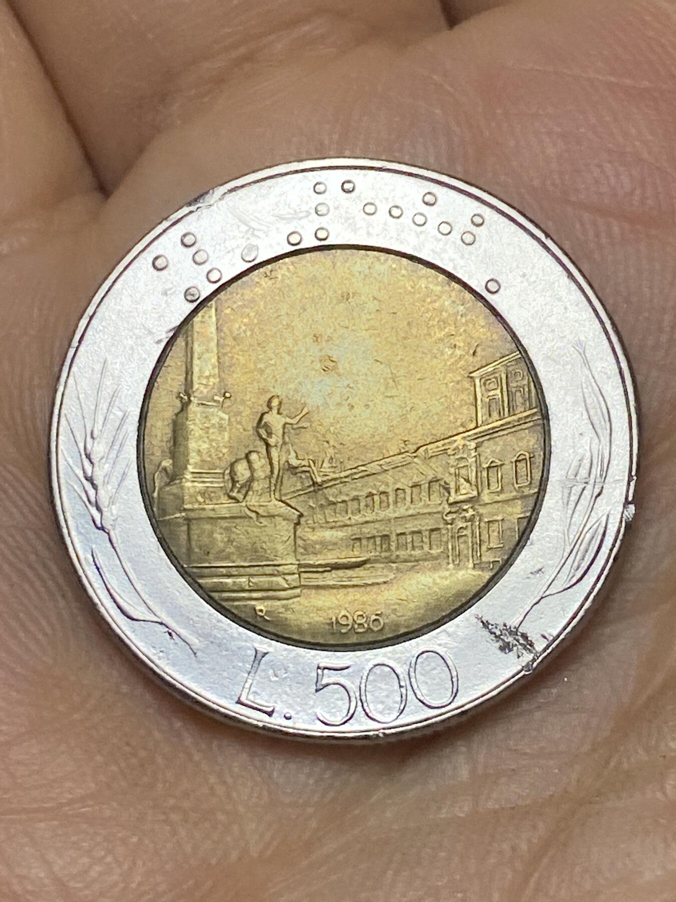 2026年第十场(总第一百七十九场）外国好品散币场(免佣金) 意大利🇮🇹1986年500里拉