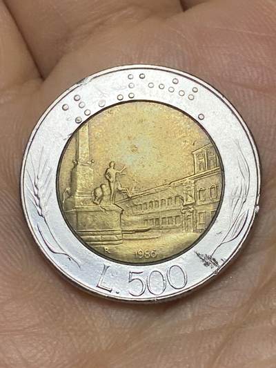 2026年第十场(总第一百七十九场）外国好品散币场(免佣金) - 意大利🇮🇹1986年500里拉