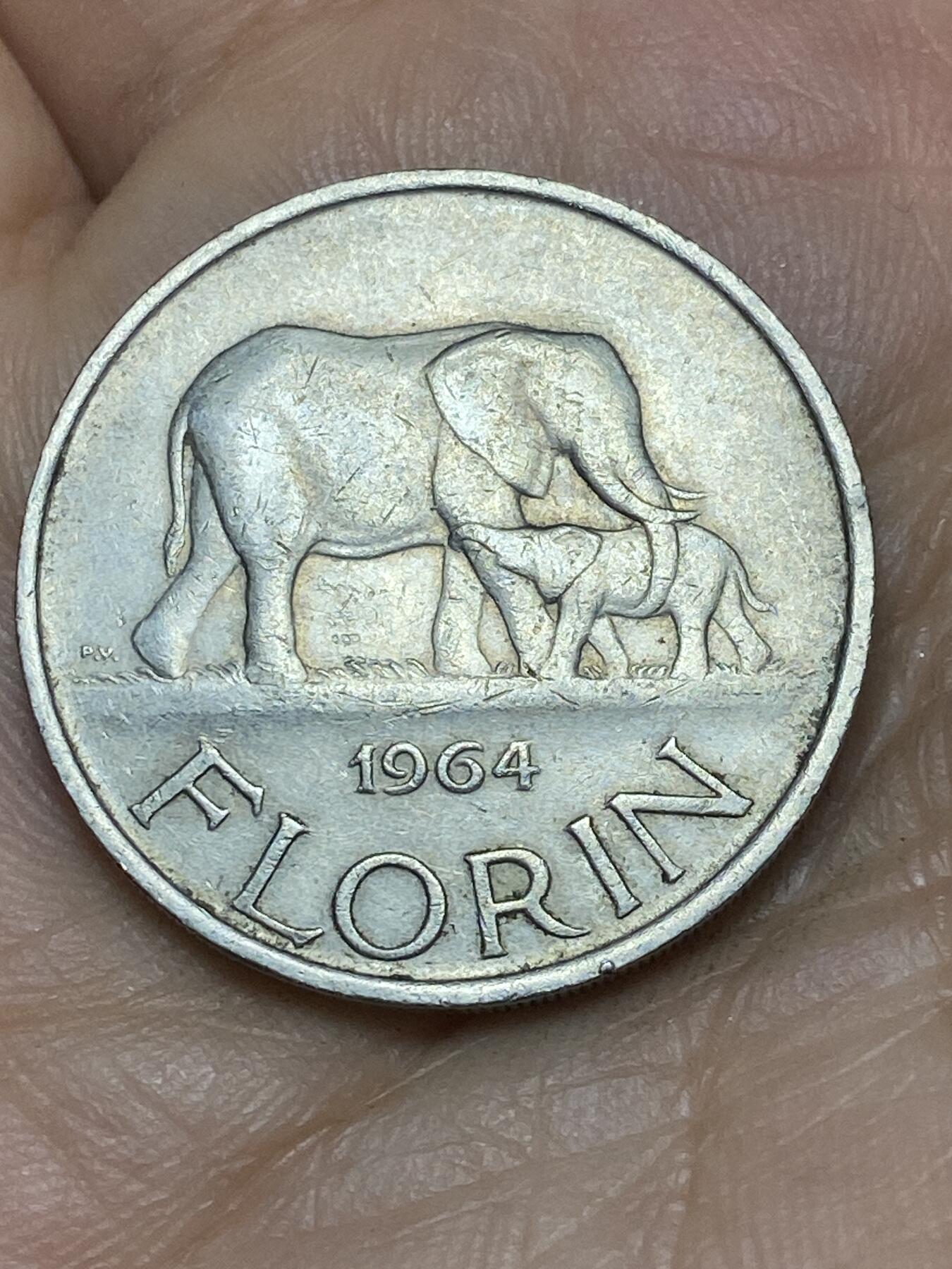 2026年第十场(总第一百七十九场）外国好品散币场(免佣金) 马拉维🇲🇼1964年1弗洛林(独立后首套流通硬币)