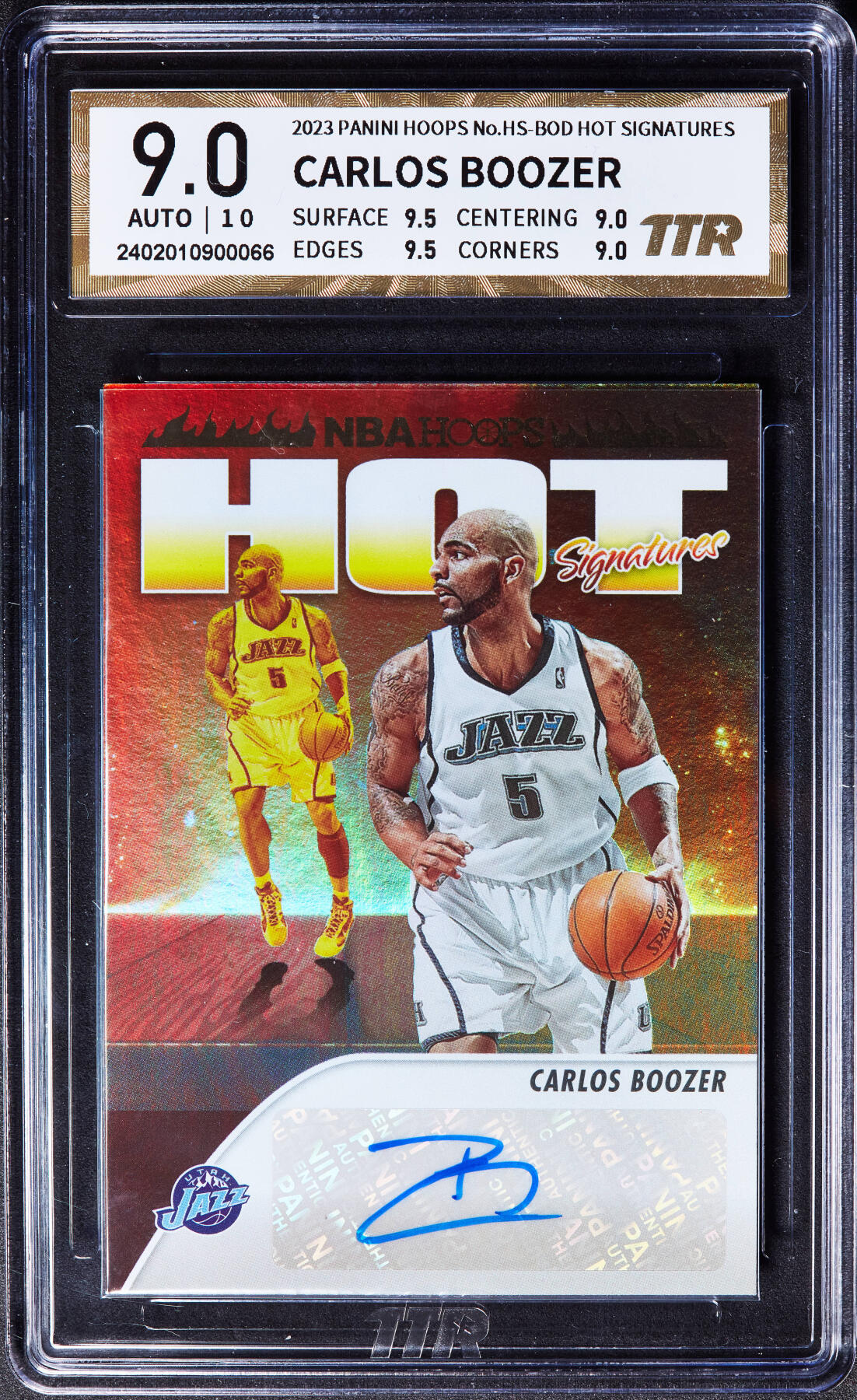 【俄甄集藏】“万象更新、马呈祥瑞”迎新春俄甄精品场-2026年(047)01-21 星期三 晚 19:30 全场包邮 卡片-Panini NBA美国篮球明星卡洛斯·布泽尔，TTR 9.0，2023年贴签