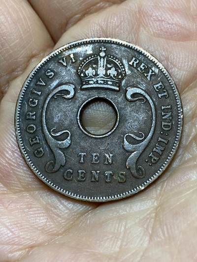 2026年第十一场(总第一百八十场）外国好品散币场(免佣金) - 英属东非1942年10分(乔治六世第二版)