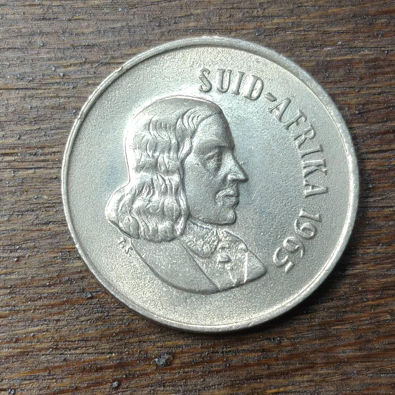 【铜匠收藏】★第138场★散币场。不寄存，30包邮。不满30元，支付5元运费。《接受代拍 代送NGC评级》 78【无寄存】南非 1965年 10分 范里贝克 芦荟 镍币