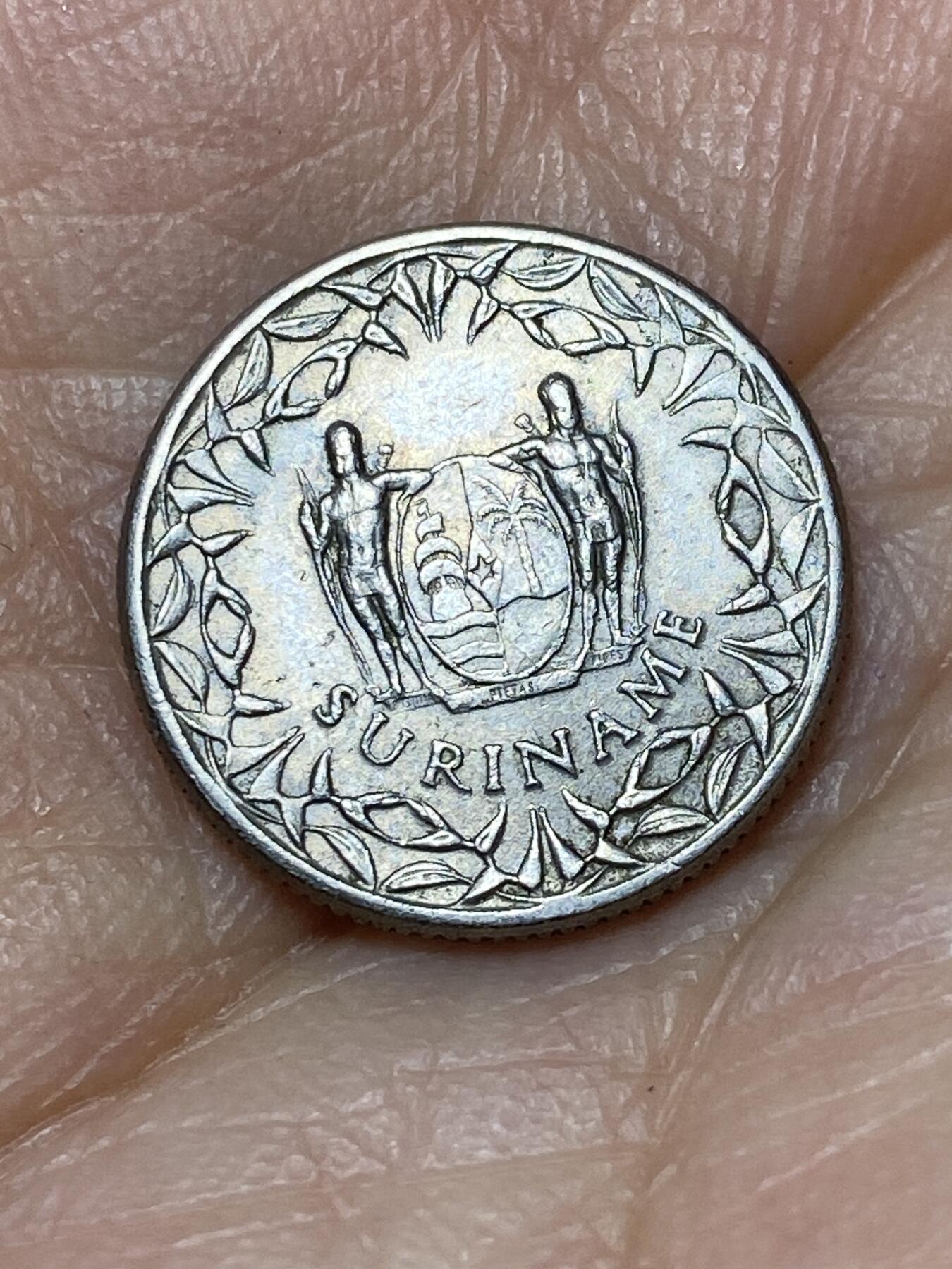 2026年第十一场(总第一百八十场）外国好品散币场(免佣金) 苏里南🇸🇷1972年10分(独立后首套流通硬币，Cock–鸡标)
