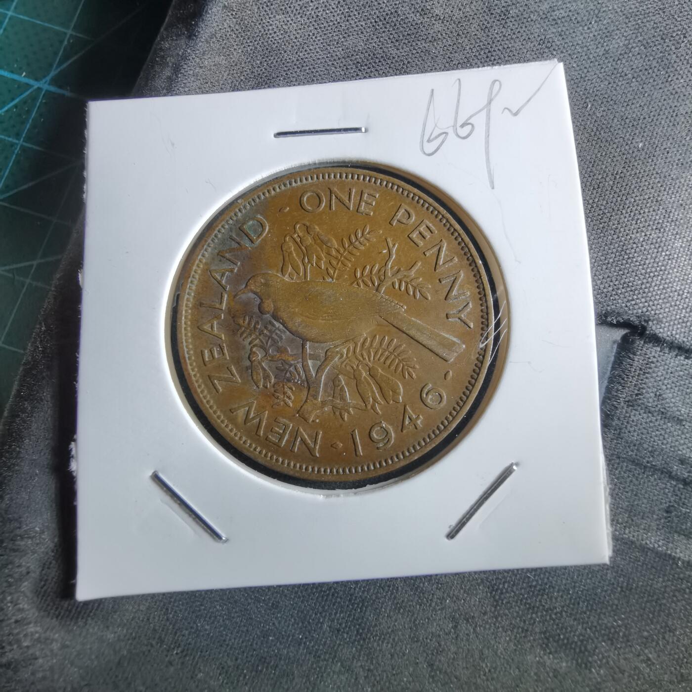 沼泽如烟--第966场 新西兰1946年1便士