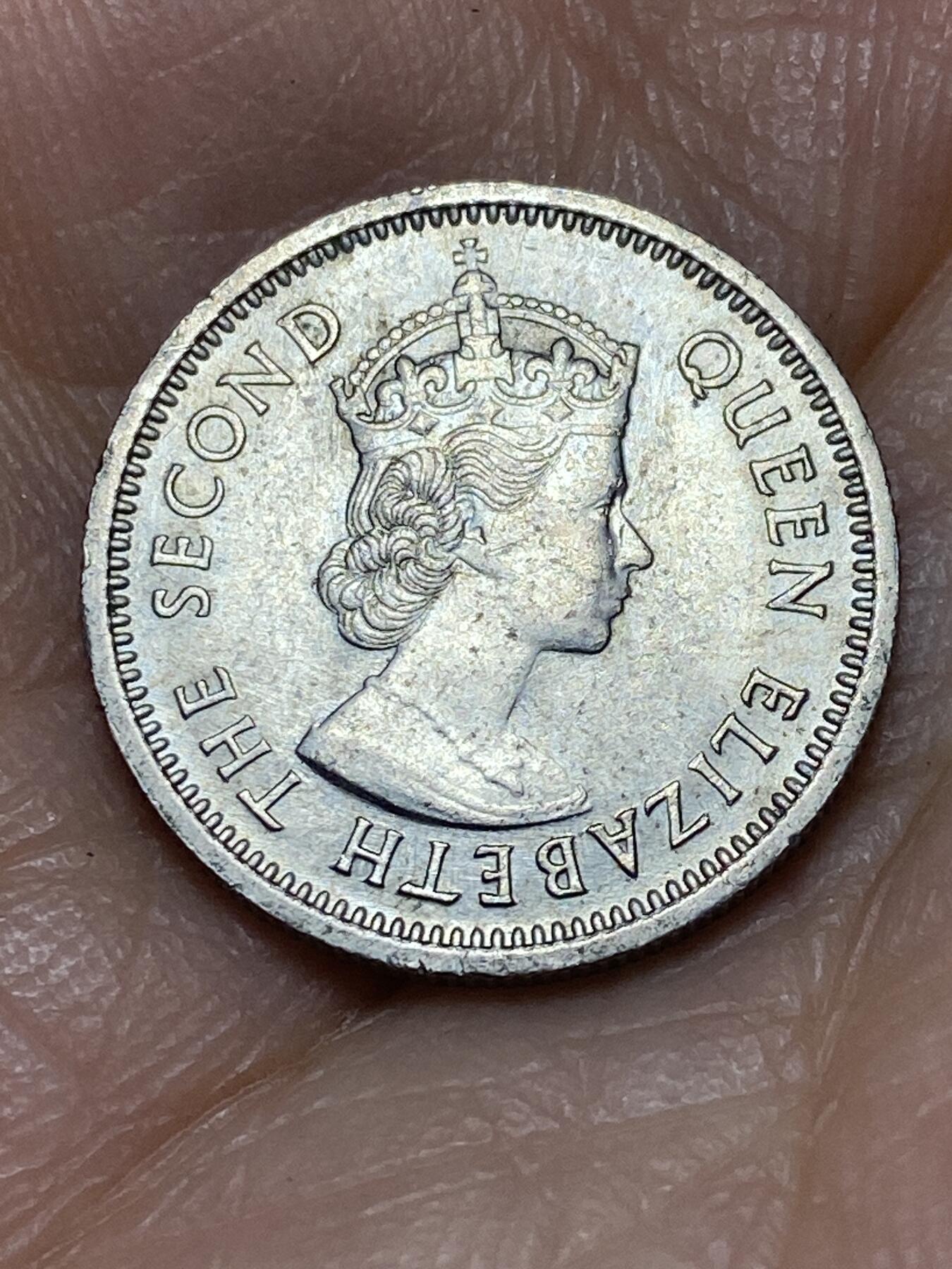 2026年第十一场(总第一百八十场）外国好品散币场(免佣金) 原光好品–英属加勒比领地1965年10分(伊丽莎白二世青年带冠，关门年)