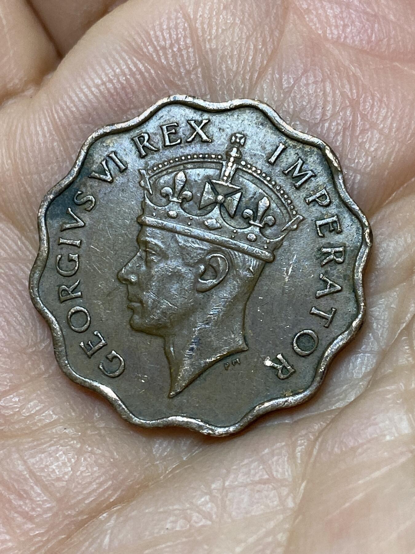 2026年第十一场(总第一百八十场）外国好品散币场(免佣金) 英属塞浦路斯1943年1皮阿斯特(乔治六世第二版)