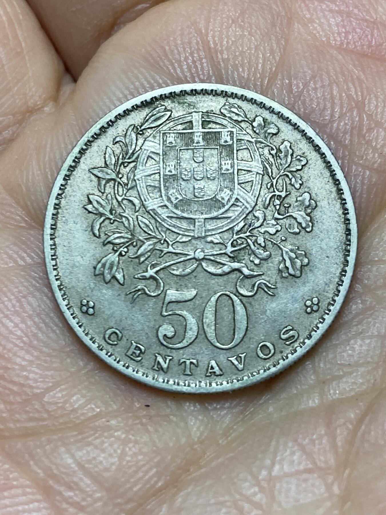 2026年第十一场(总第一百八十场）外国好品散币场(免佣金) 葡萄牙🇵🇹1967年50分(共和国时期第四套)