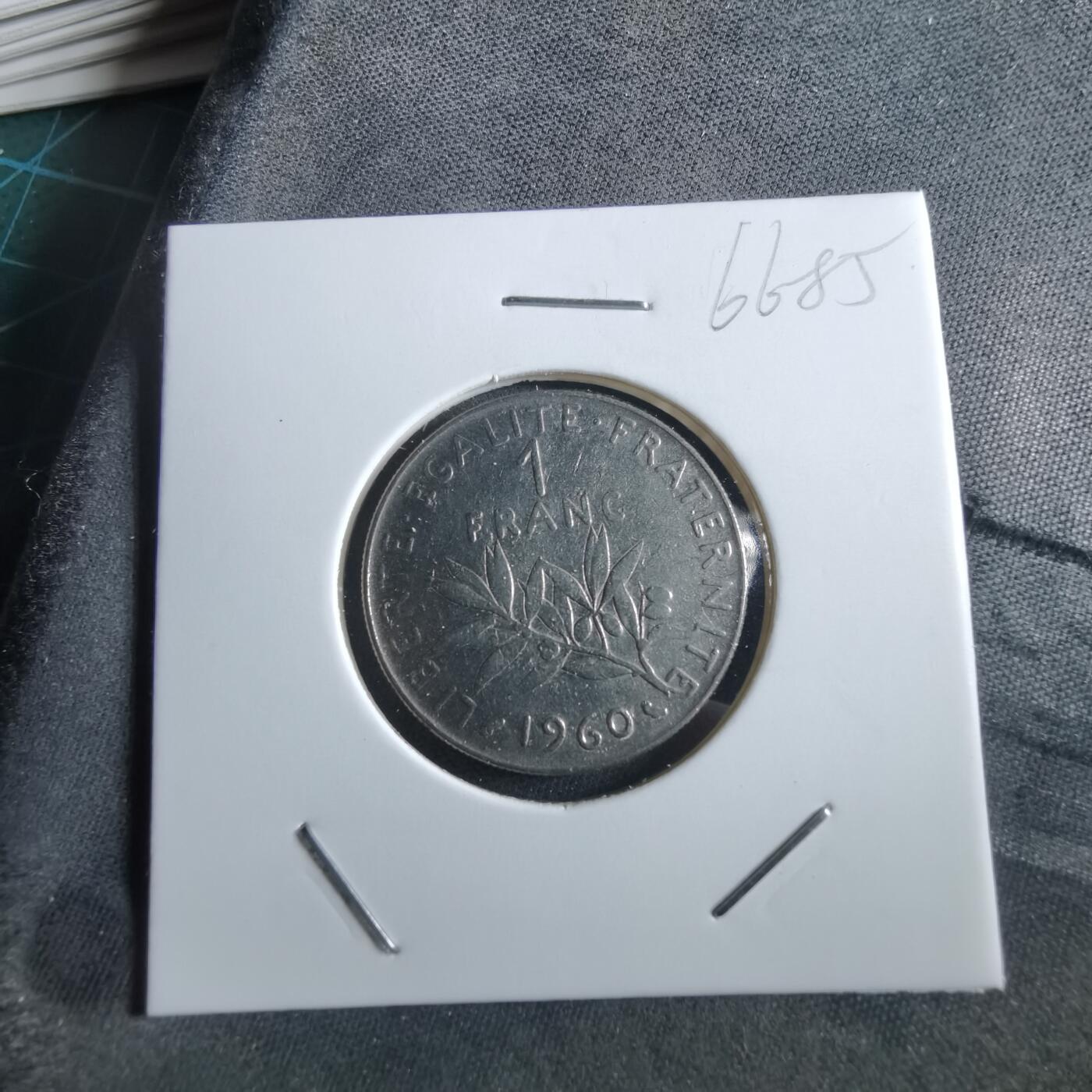 沼泽如烟--第966场 法国1960年1法郎