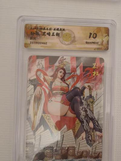 阳大大卡牌拍卖第94期（持续收拍品，周六晚上九点截拍，进群福利早知道） - 【10分】燎原三国 龙骧虎跃 黑暗王朝 孙权 折光462