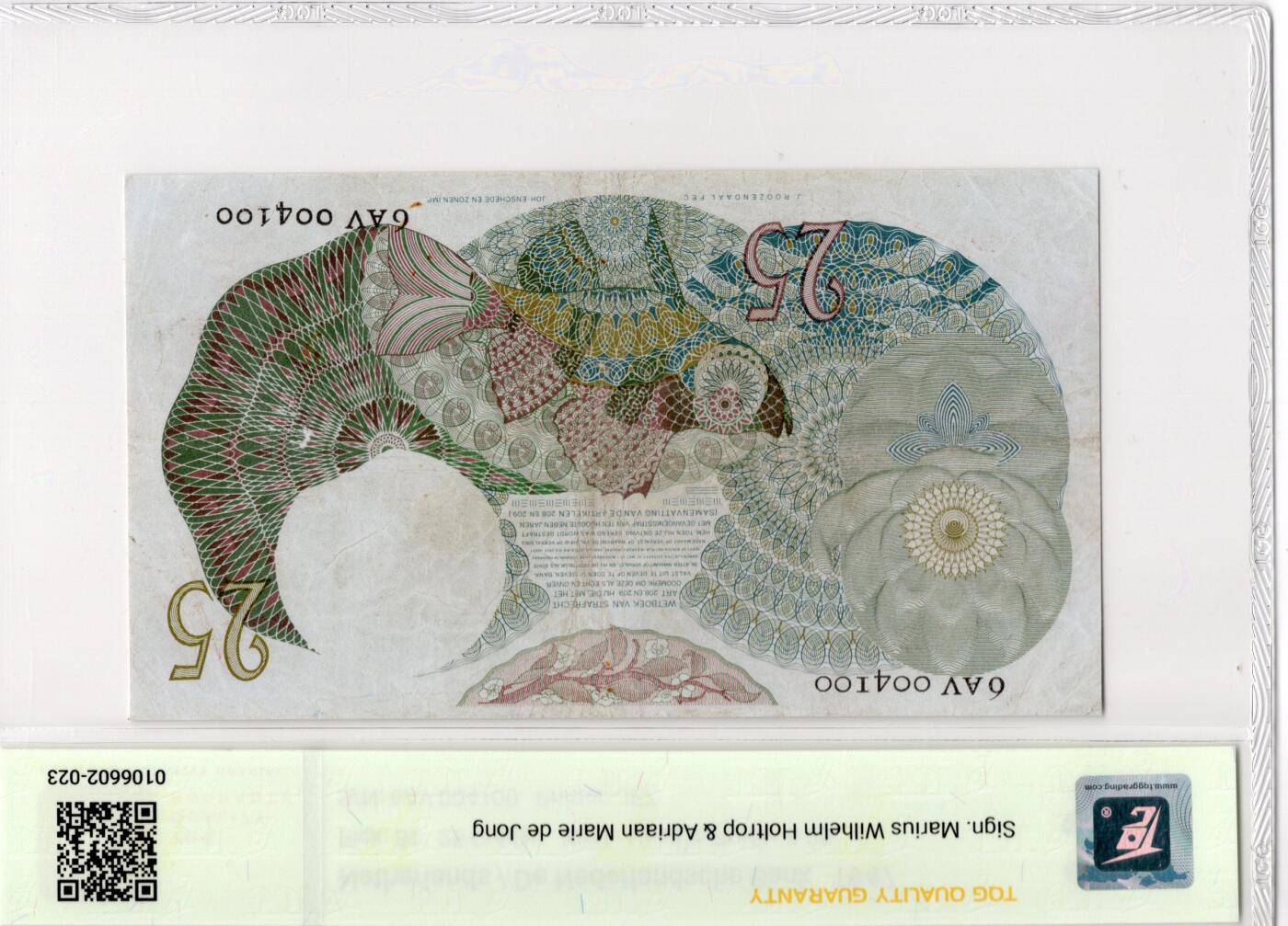 喜羊羊钱币收藏2026第13期(高性价比评级币场) 	荷兰	P-81 1947年25盾	35，花神，少见品种				6AV004100			