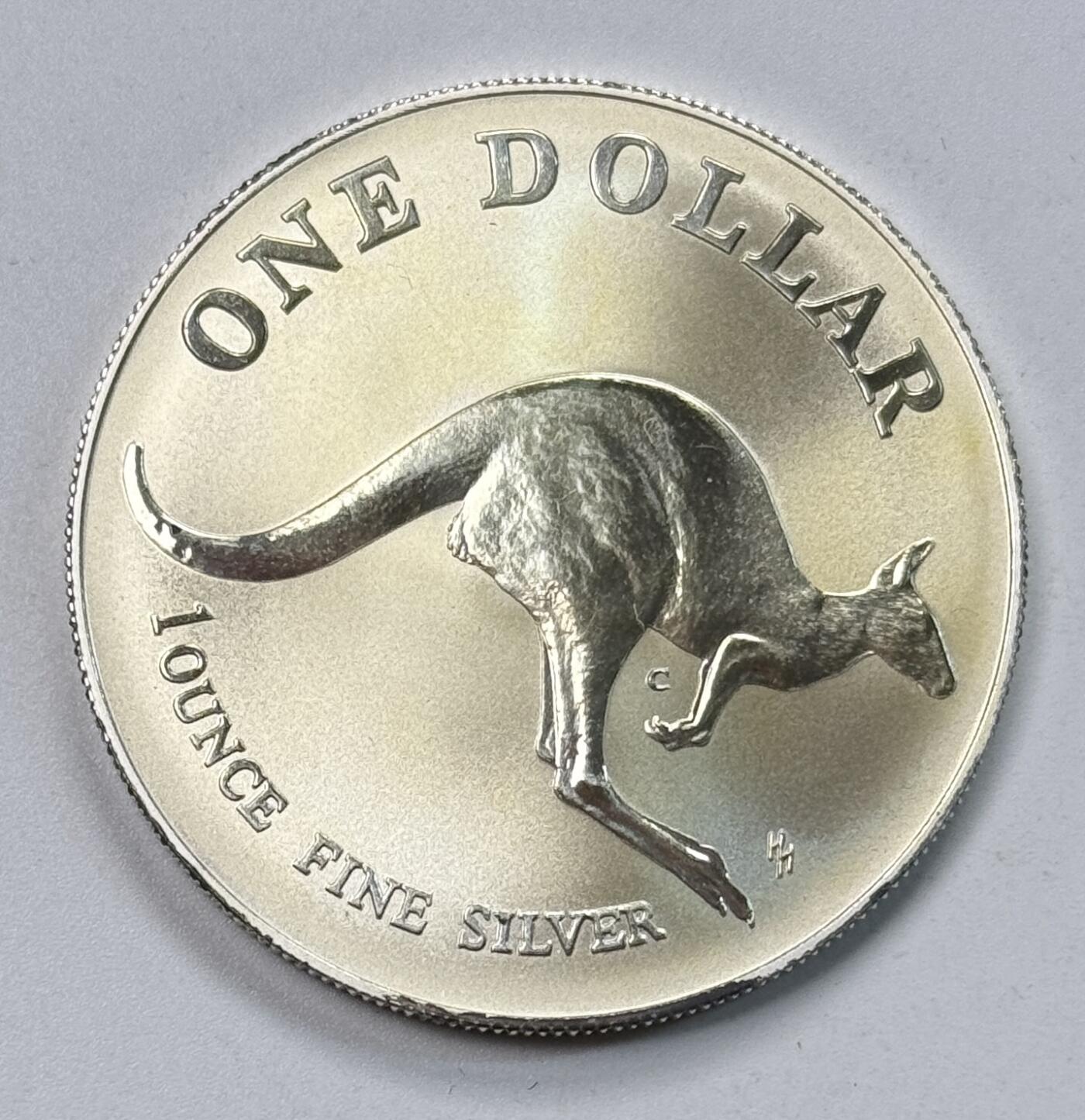 S&S Numismatic世界钱币-拍卖 第119期  澳大利亚1993年 袋鼠 1澳元1盎司999投资银币 31.1克999银