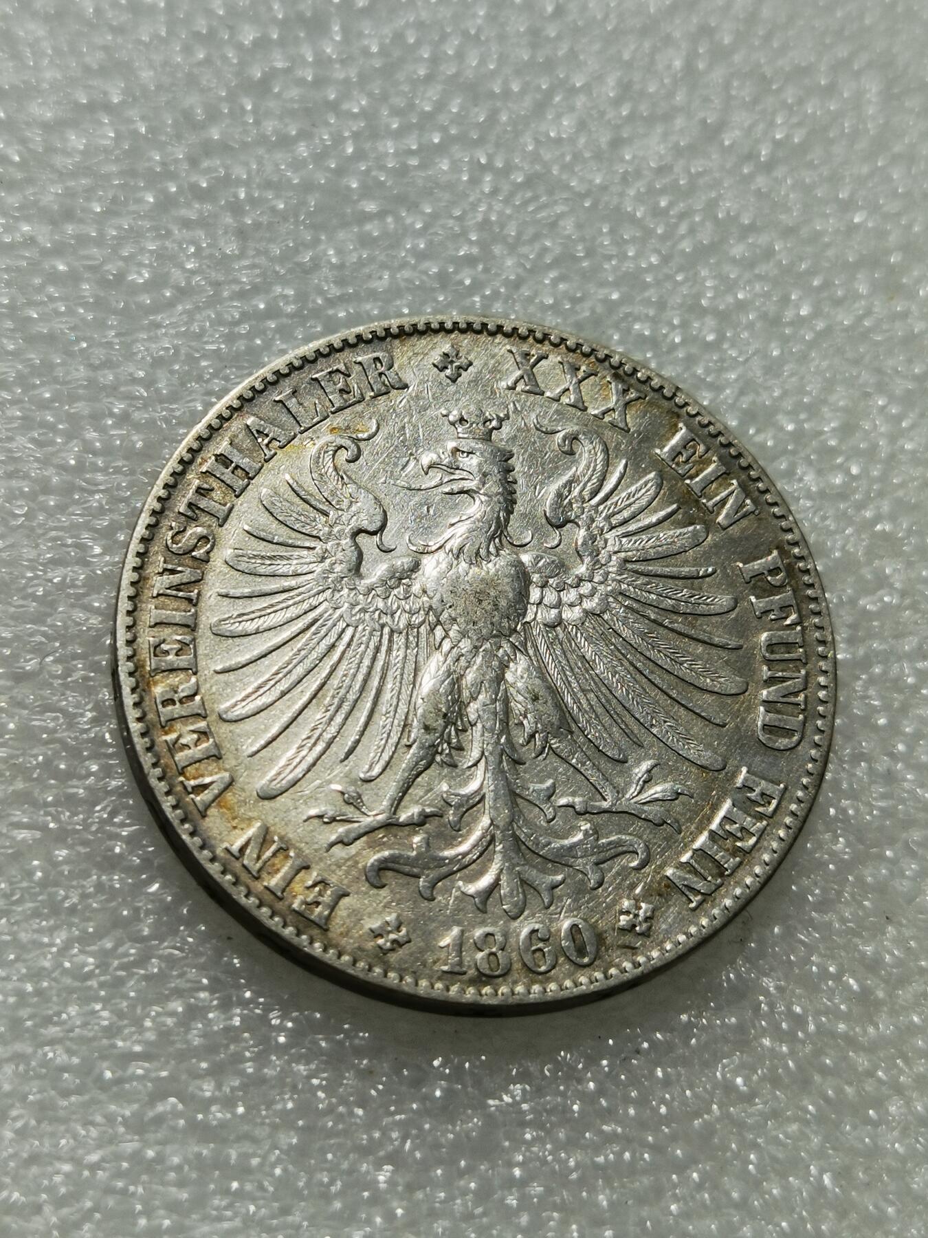 天下钱庄专场欢迎参拍 法兰克福少女1泰勒银币