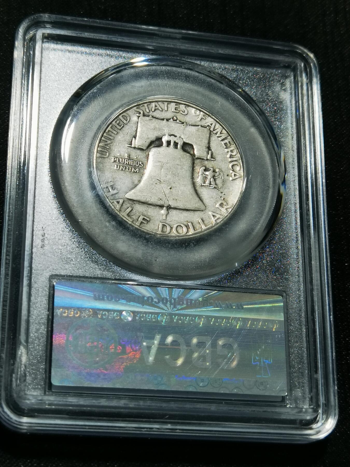 天下钱庄专场欢迎参拍 美国富兰克林半美元银币