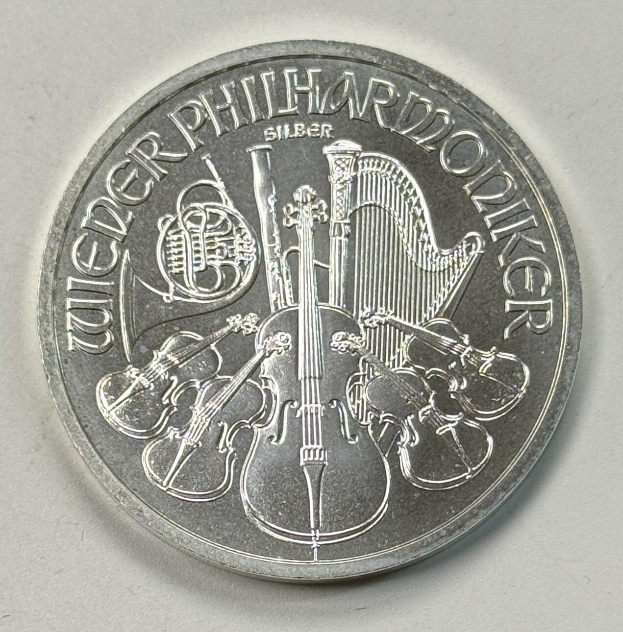 S&S Numismatic世界钱币-拍卖 第119期  奥地利2011年 维也纳爱乐乐团 1.5欧元1盎司投资银币 31.1克999银