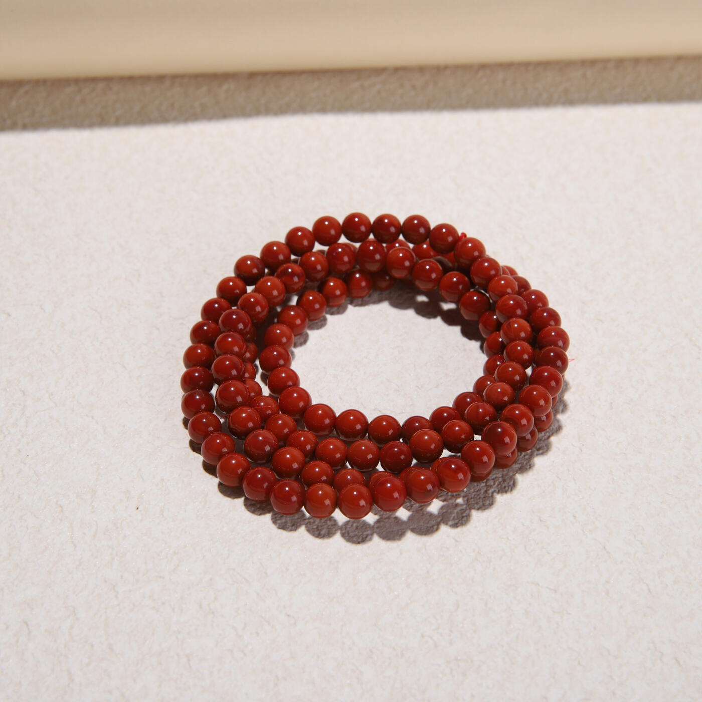 瑰丽珠宝（一） 原矿满色满肉南红手串