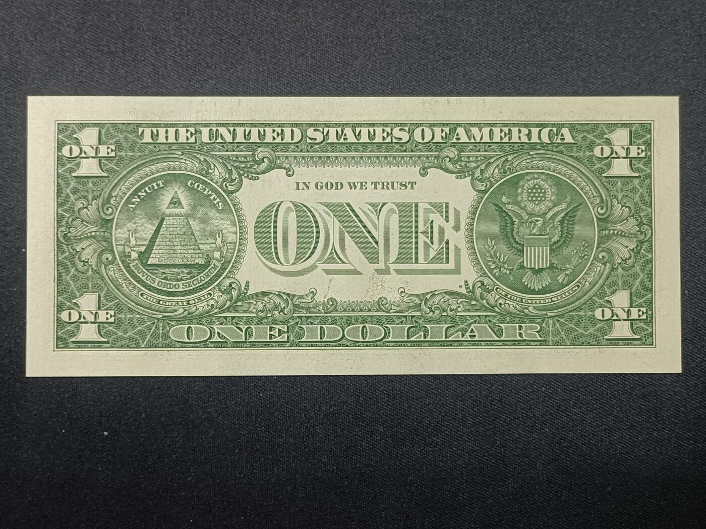 【游宝拍卖】乙巳蛇年第109期 佣金1元起 美国-1美元【五连号 全新UNC/UNC-】