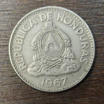 【铜匠收藏】★第138场★散币场。不寄存，30包邮。不满30元，支付5元运费。《接受代拍 代送NGC评级》 - 99【无寄存】洪都拉斯 20分 1967年 铜镍币