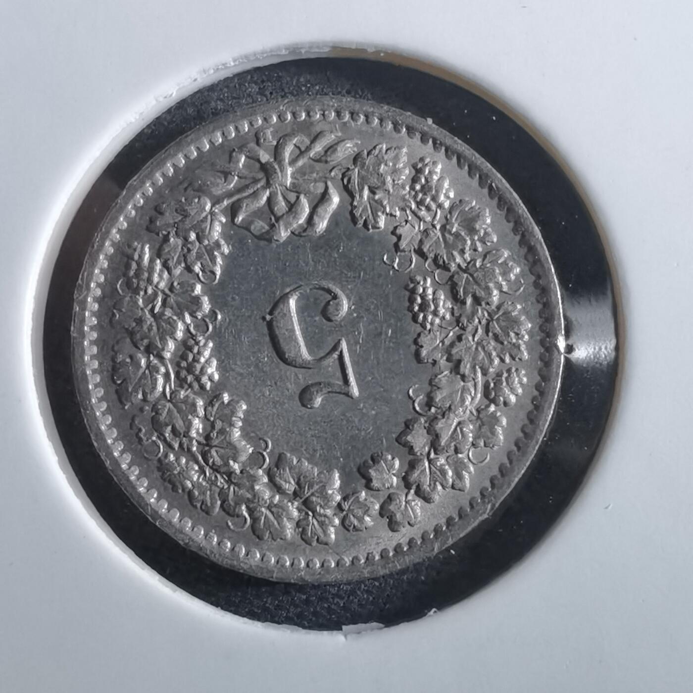 沼泽如烟--第966场 瑞士1955年五分