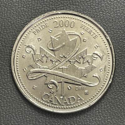 回流0120 - 加拿大2000年25分千禧年纪念币
