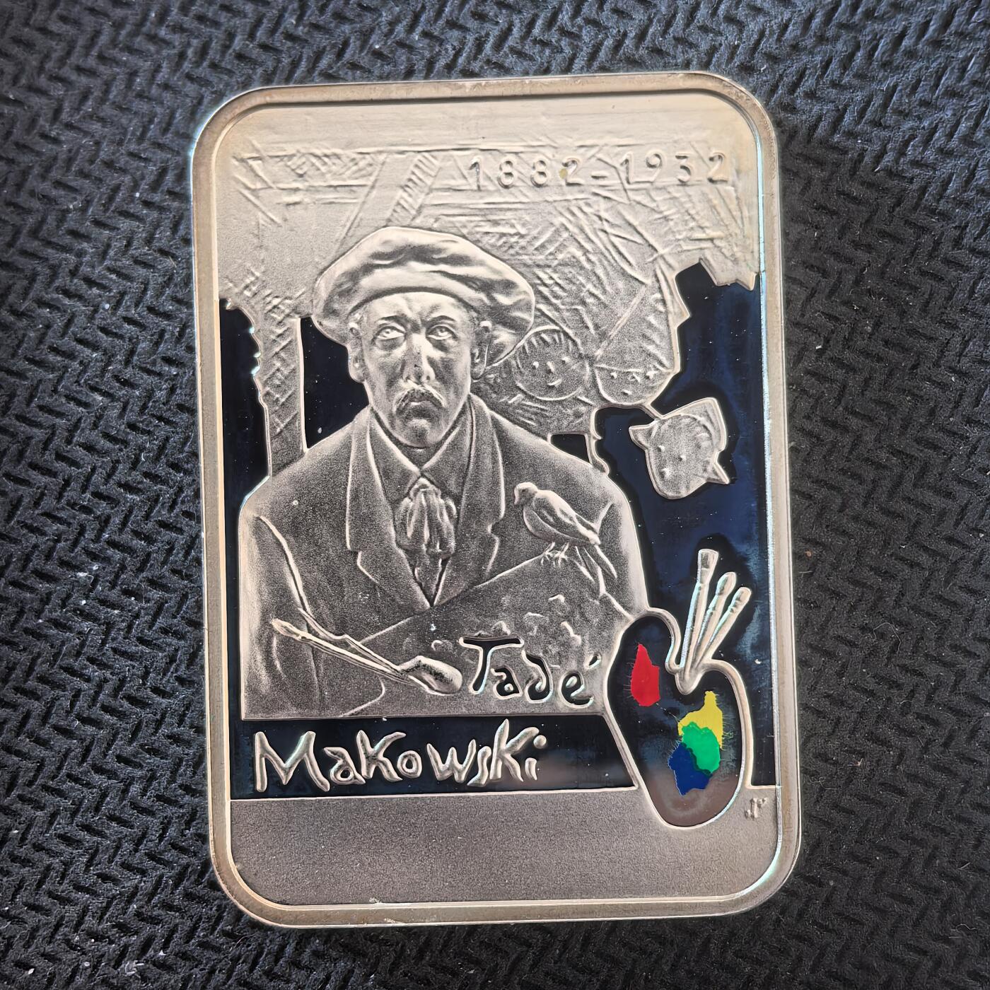 道一币馆币章第一百六十四场 原盒 波兰2005年画家 - 塔德乌什·马科夫斯基20兹罗提精制银币  28.28g 925s