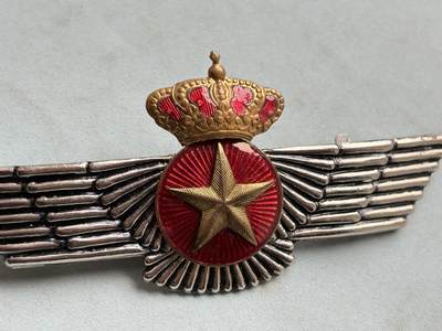 盛世勋华——号角文化勋章邮票专场拍卖第300期 - 西班牙飞行员证章 大尺寸