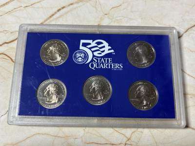 第188期拍卖 - 美国2006年国家州币全套5枚精制纪念币套