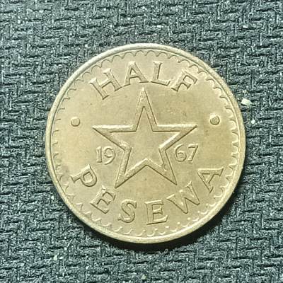 新2026B第六组世界各国精品钱币奖章纪念章花钱401-830 - 491加纳1/2比塞瓦