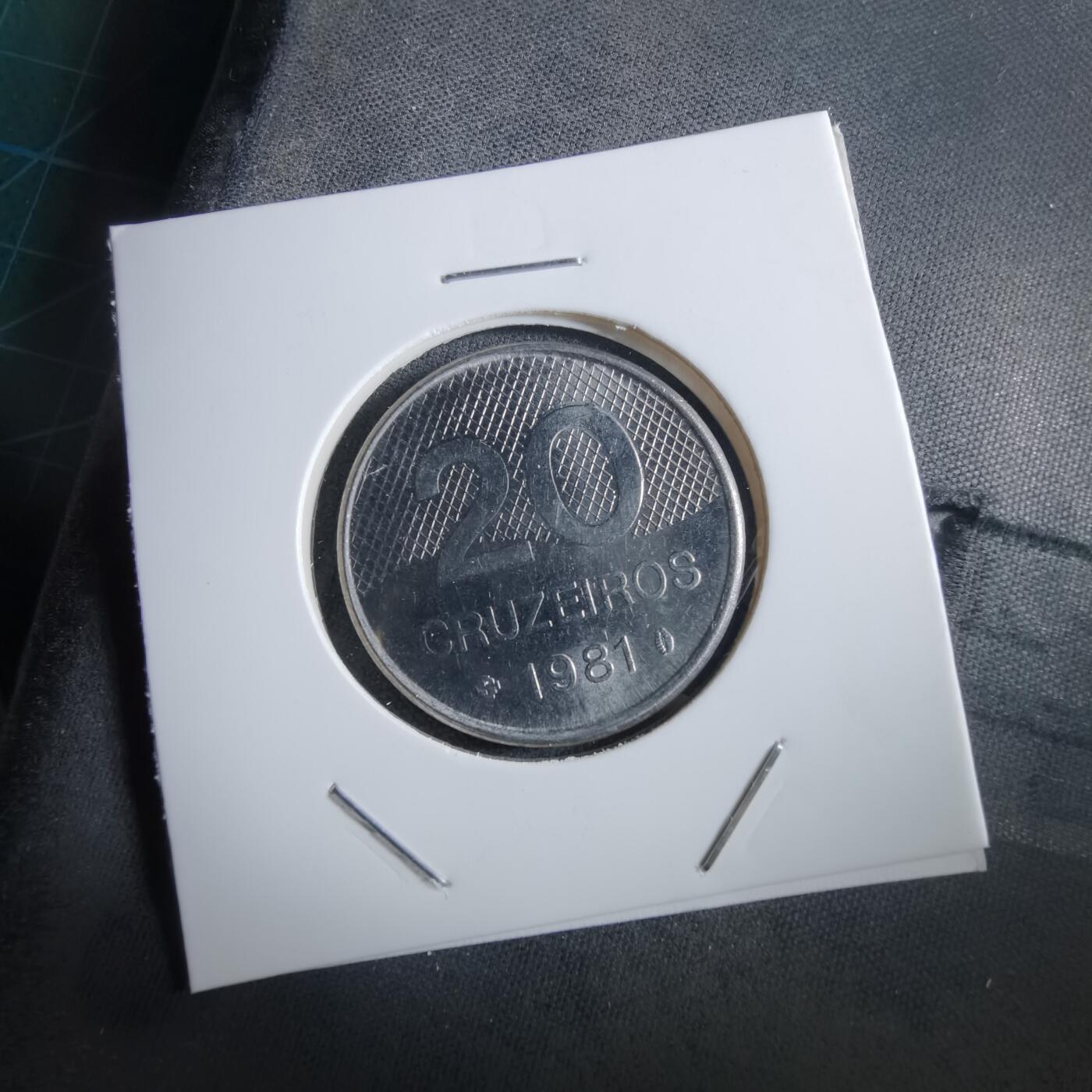 沼泽如烟--第966场 巴西1981年20克鲁塞罗