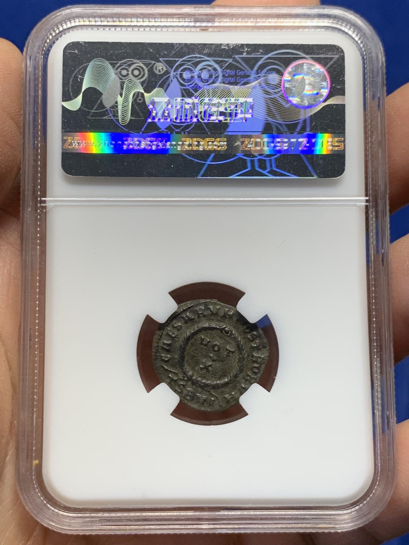 《竞宝斋》第459场 周日，周一，2场连拍 （全场包邮）欢迎送拍 罗马帝国君士坦丁二世