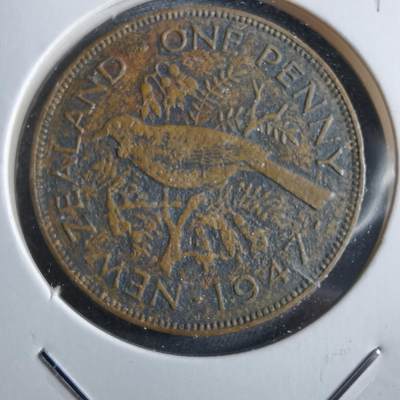 沼泽如烟--第966场 - 新西兰1947年1便士