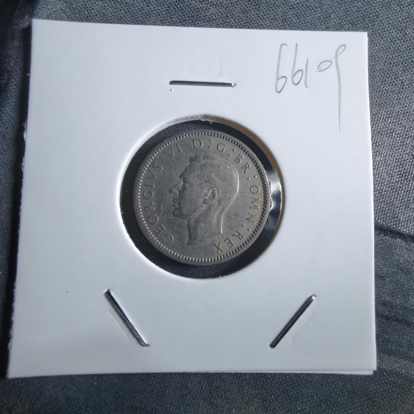 沼泽如烟--第966场 英国1948年6便士