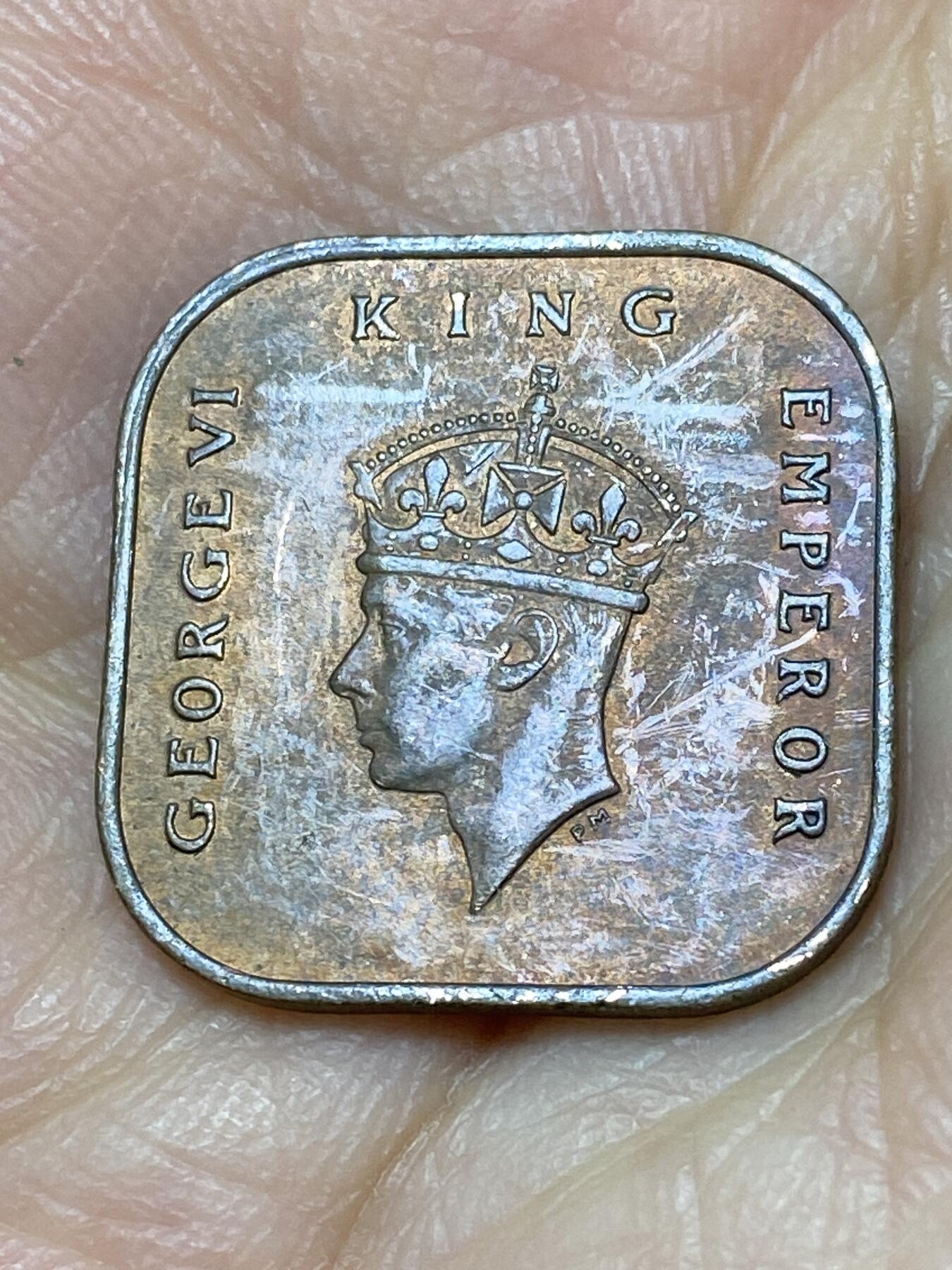 2026年第十一场(总第一百八十场）外国好品散币场(免佣金) 英属马来亚1943年1分(乔治六世第二版，首发年)