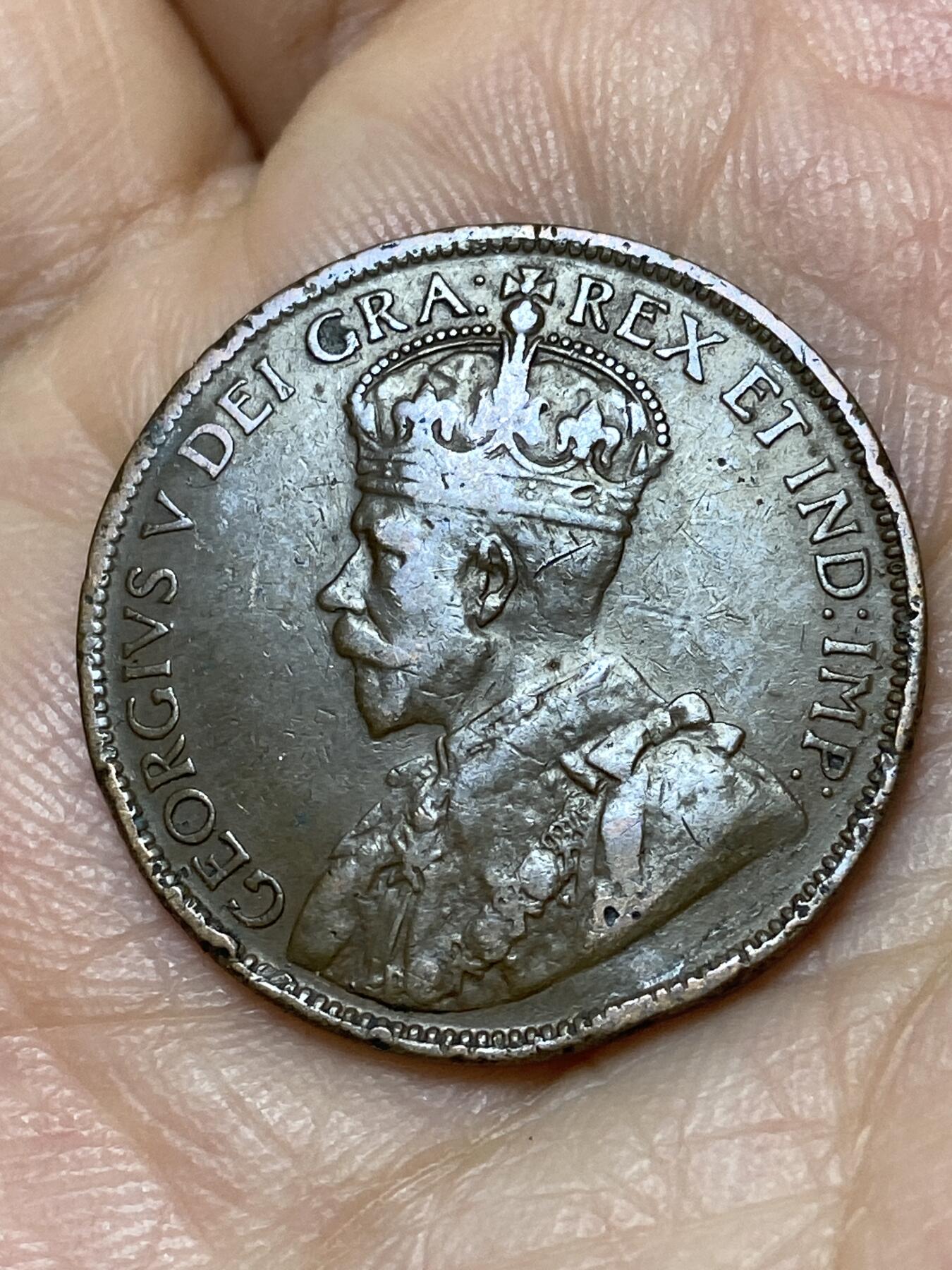 2026年第十一场(总第一百八十场）外国好品散币场(免佣金) 边有伤–加拿大🇨🇦1917年1分(乔治五世第二版)