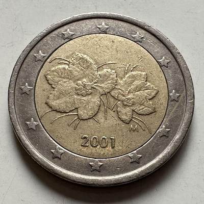 🌹外币初藏🌹🐯2026年第9场  每周二四六晚8️⃣点 接代拍 - 芬兰2001年2欧元 