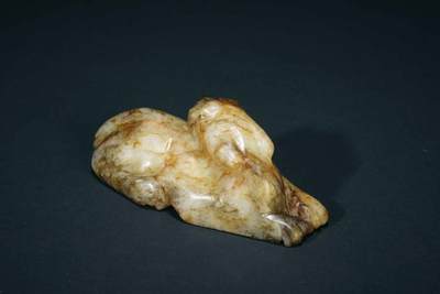 上海都达杂项专场二十四（全场包邮）  -  和田古玉兽86-5