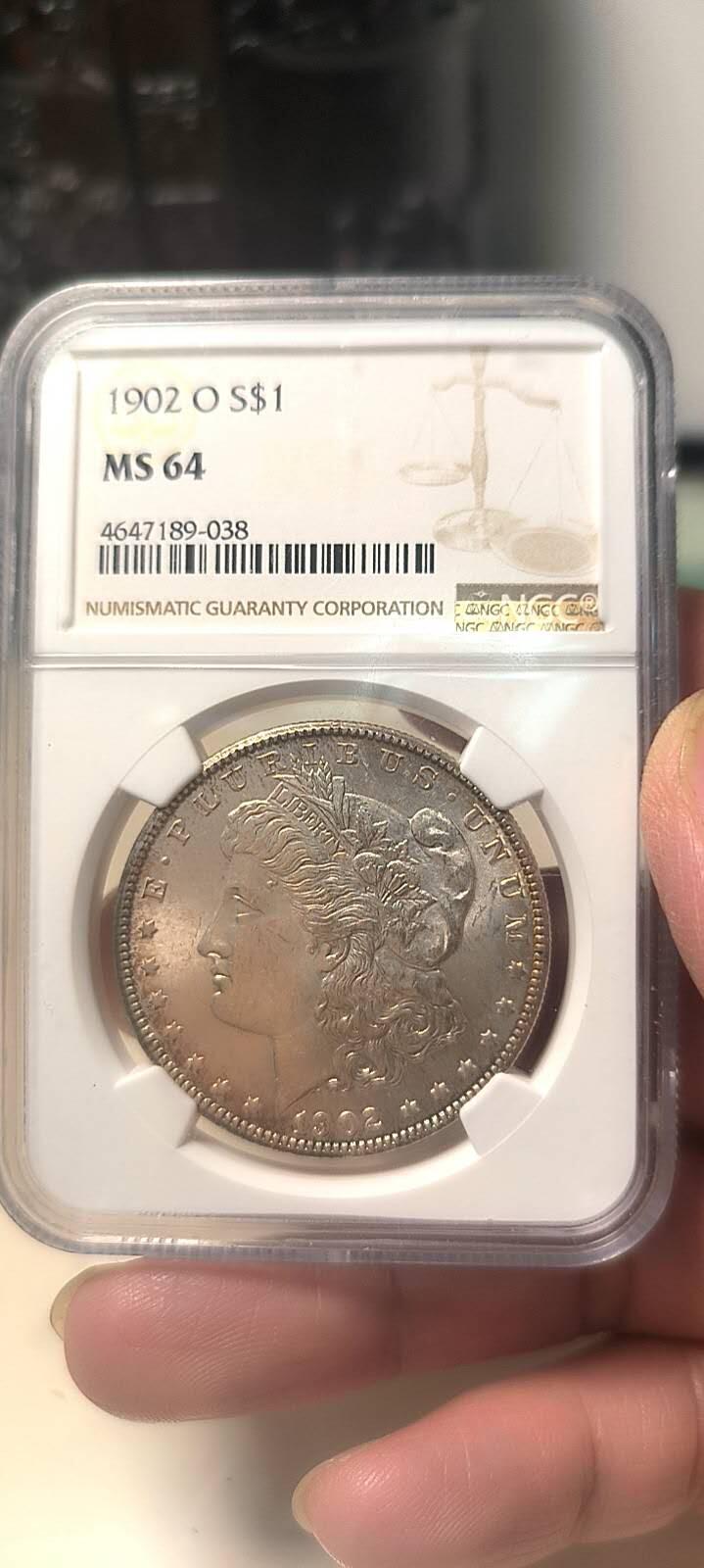 美国摩根银币O版