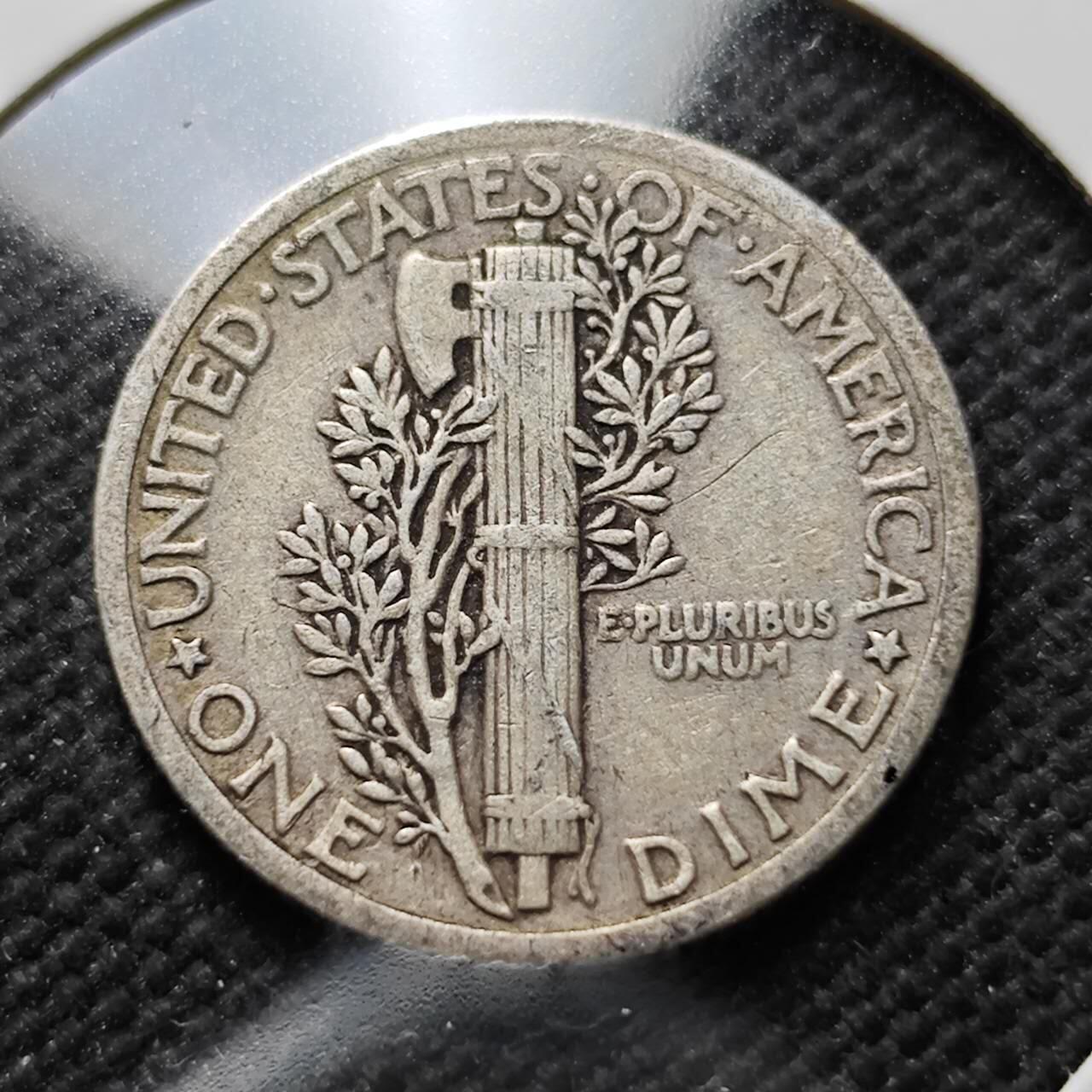 KK钱币收藏小铺  第400期  百期特拍（四拍之四）2月预留时间 周末发货  1919美国小飞人银币 早年份