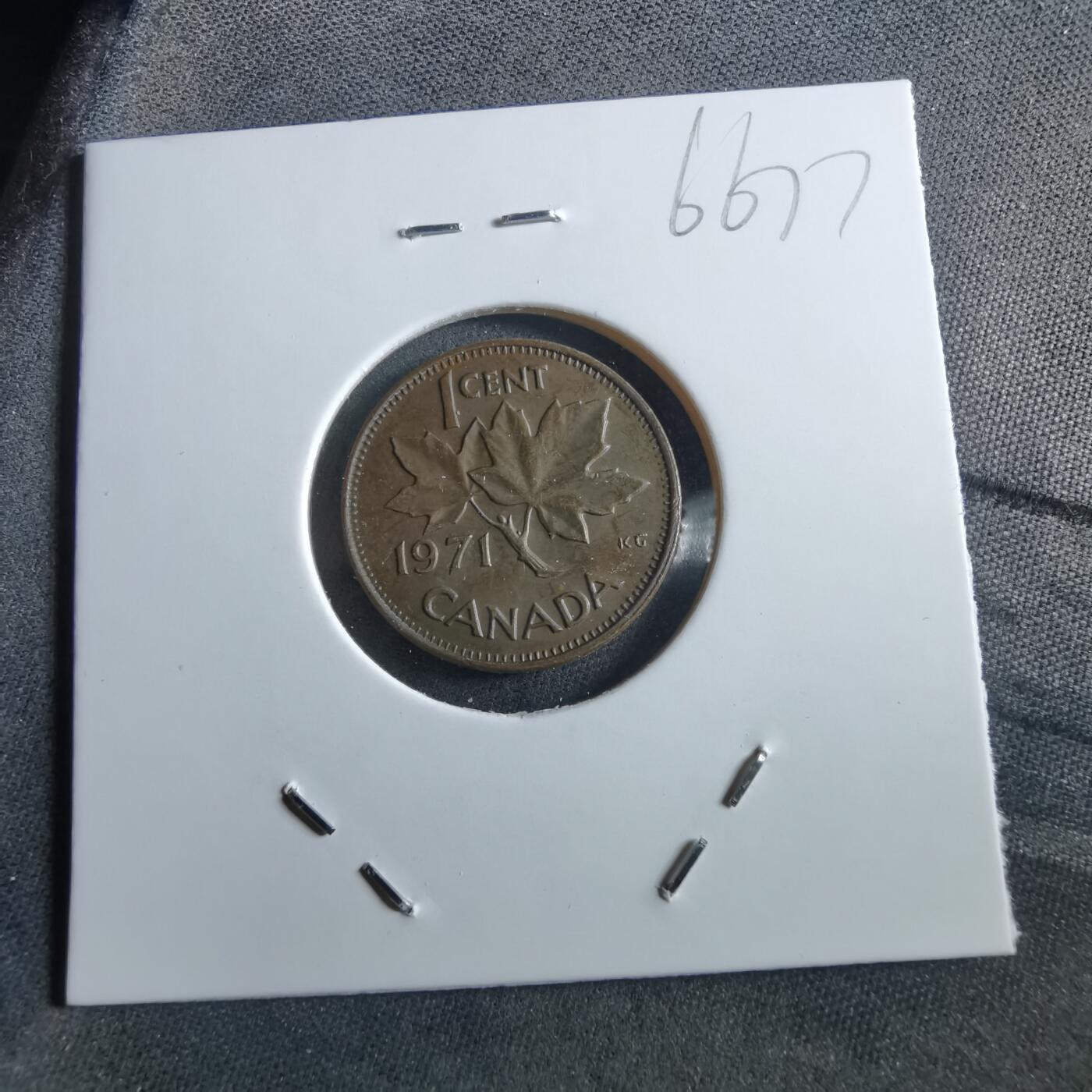 沼泽如烟--第966场 加拿大1971年一分