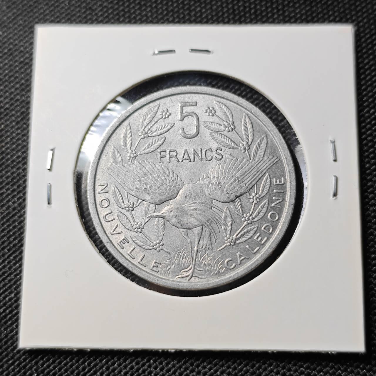 KK钱币收藏小铺  第388期  2月预留时间 周末发货  1952法属新喀里多尼亚5法郎