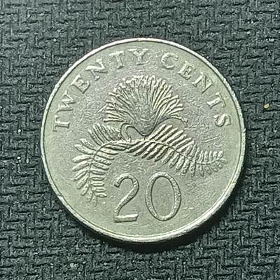 新2026B第六组世界各国精品钱币奖章纪念章花钱401-830 - 483新加坡20分