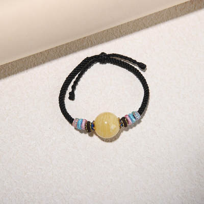 瑰丽珠宝（一） - 虎皮蜜蜡纯手工手编绳