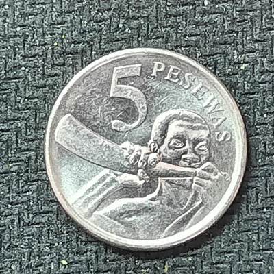 新2026B第六组世界各国精品钱币奖章纪念章花钱401-830 - 447加纳5比塞瓦