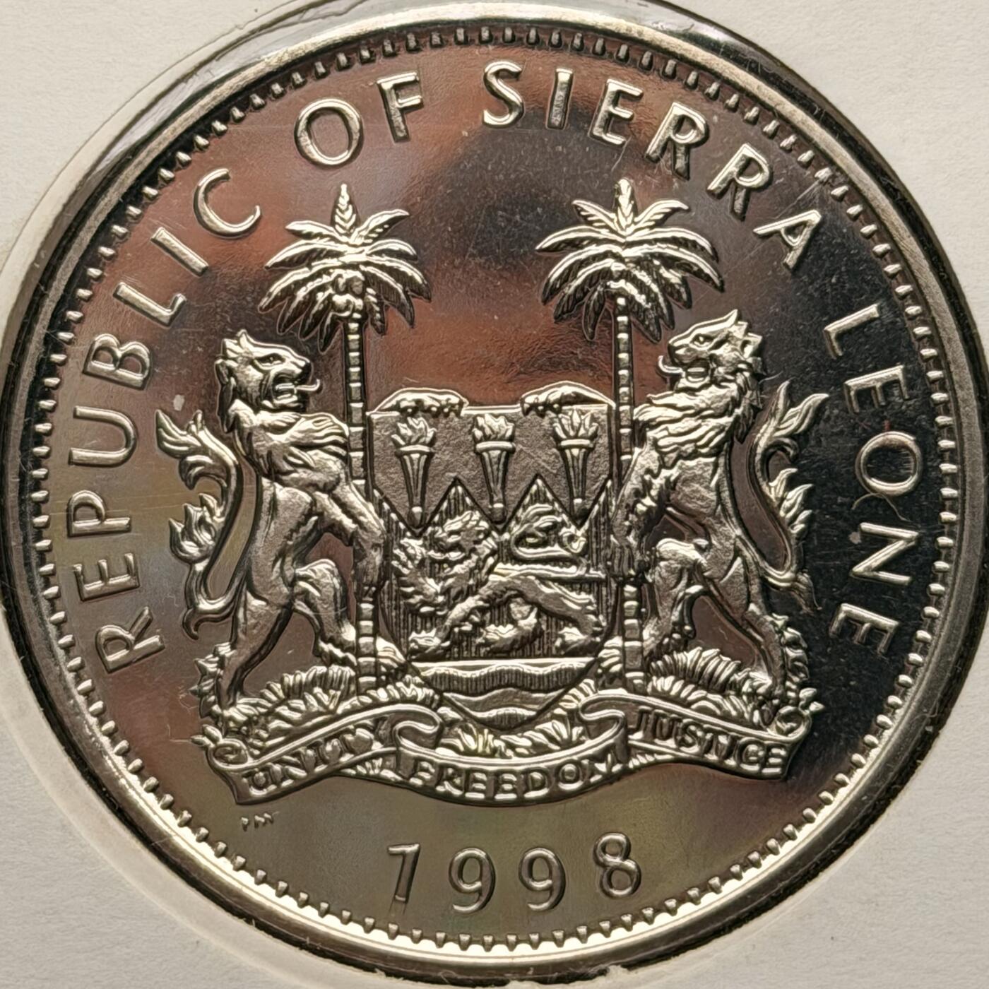 ＜星葵钱币社＞散币克朗场第68期·1月23日发货 〈邮币封〉塞拉利昂1998年人民的王妃·戴安娜1元克朗型纪念币