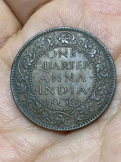 2026年第十一场(总第一百八十场）外国好品散币场(免佣金) - 英属印度1939年1/4安娜(乔治六世第一版)