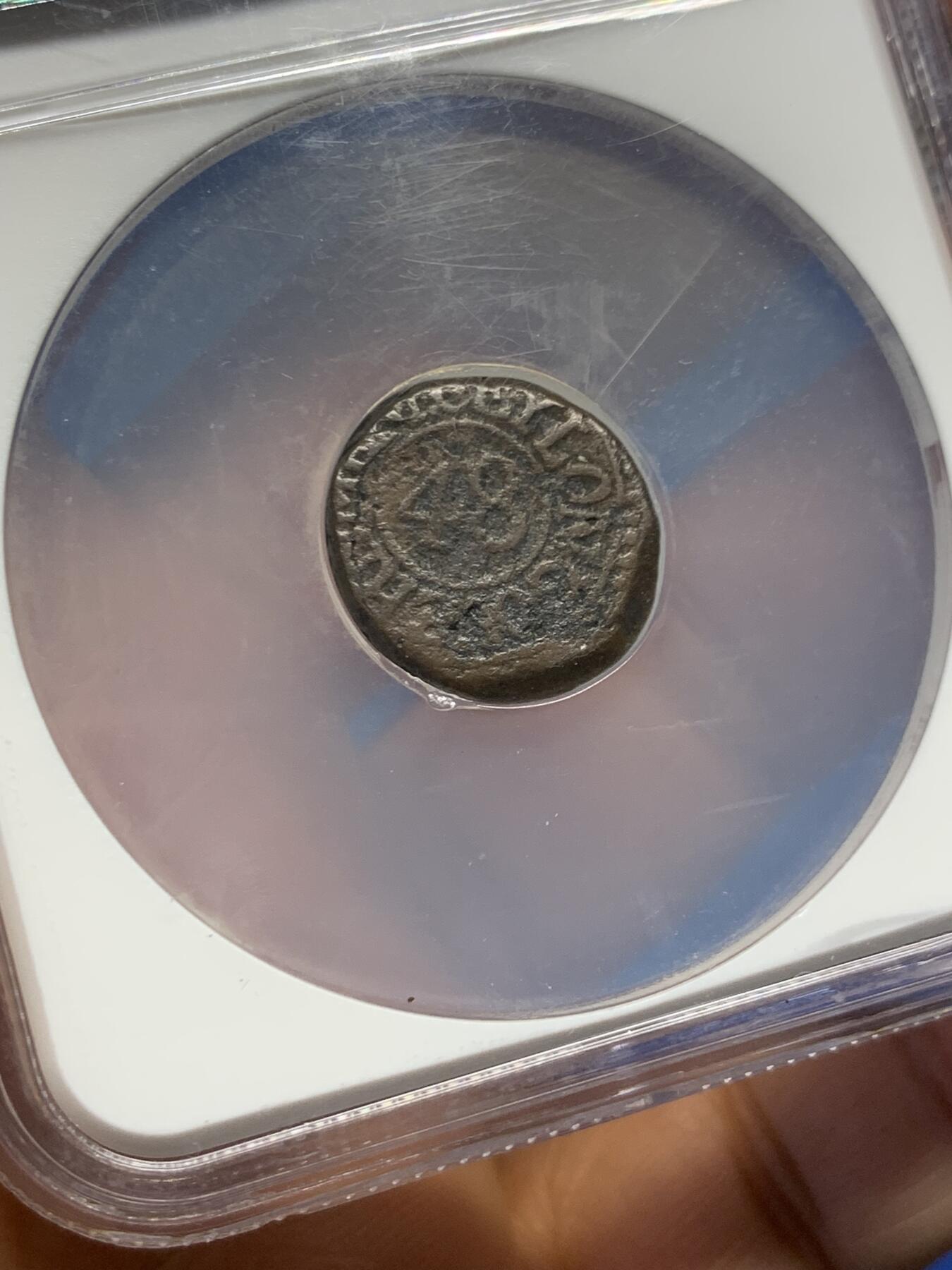 《竞宝斋》第459场 周日，周一，2场连拍 （全场包邮）欢迎送拍 亚军分 NGC VG8BN 英属锡兰1815年1/48Rixdollar铜币