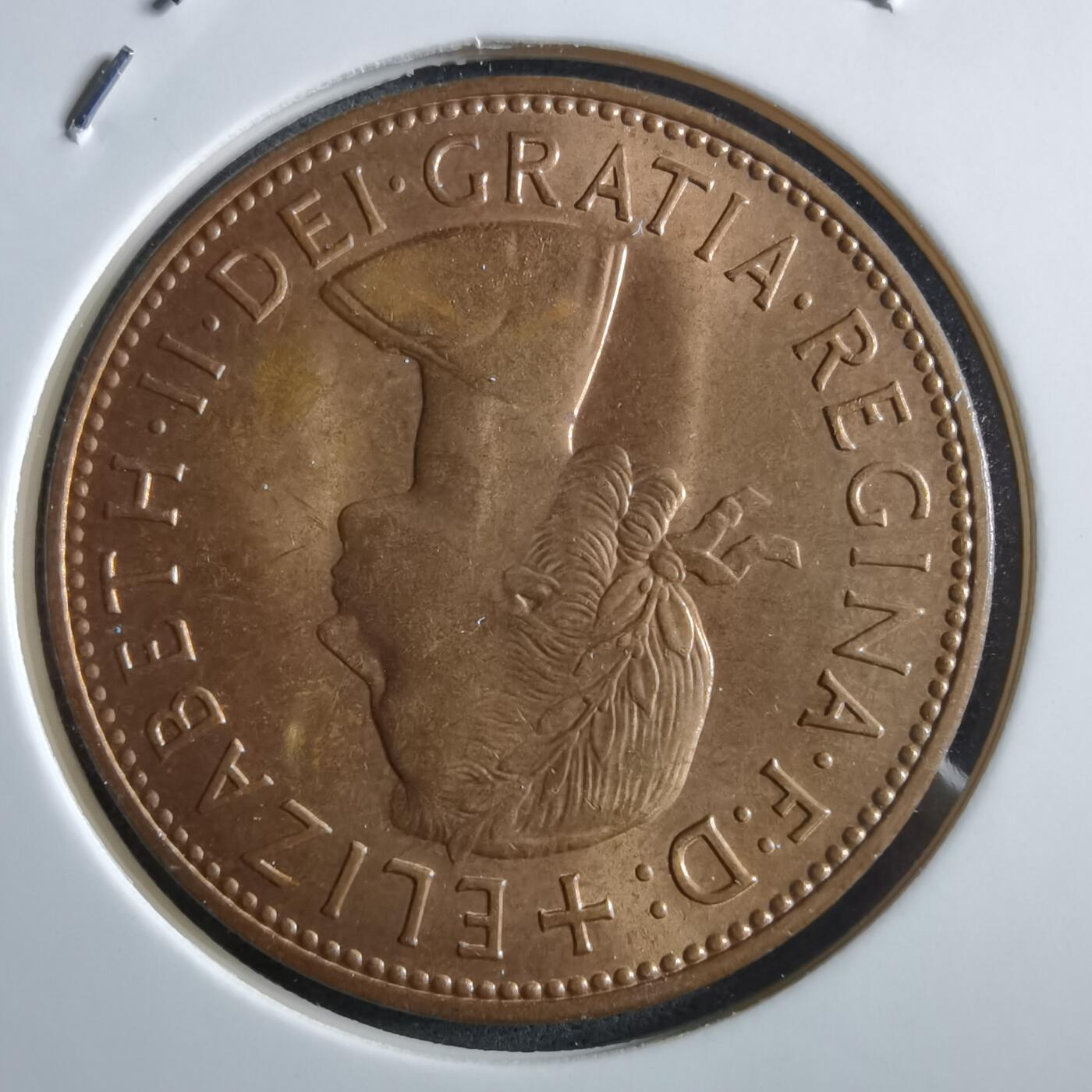 沼泽如烟--第966场 英国1967年1便士