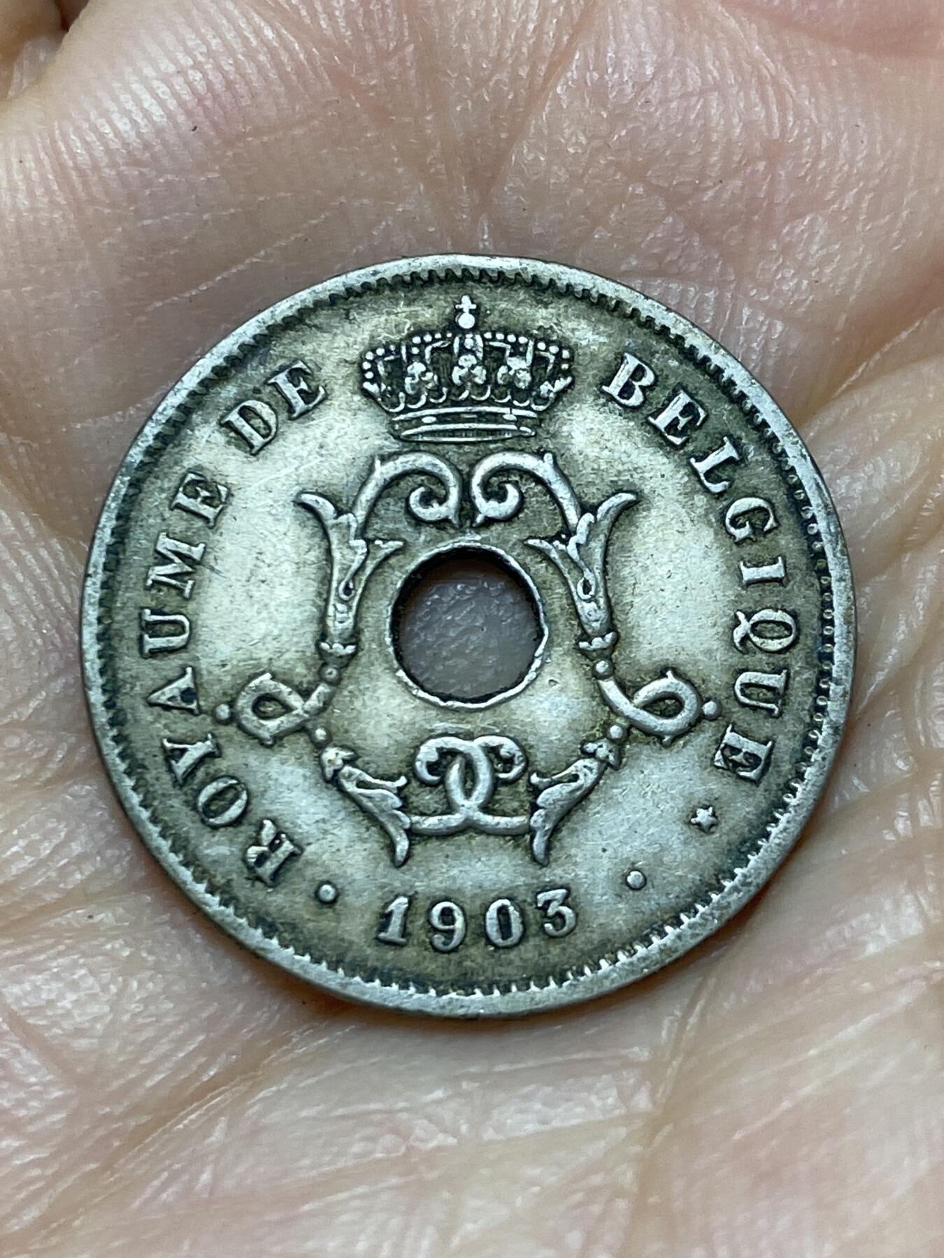 2026年第十一场(总第一百八十场）外国好品散币场(免佣金) 少见–比利时🇧🇪1903年10分(利奥波德二世第二版，小年份版，法语版，关门年仅发行3年)