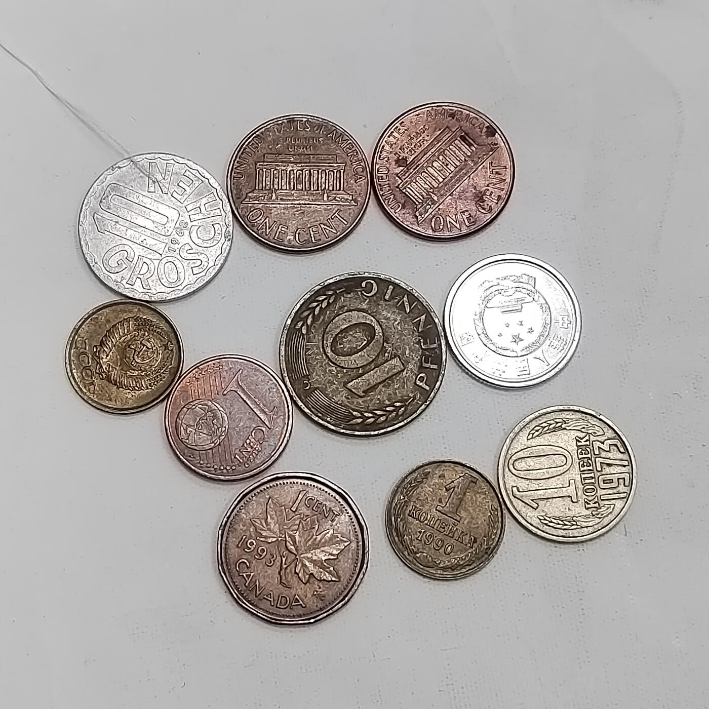 PCAI钱币  19-719  日本硬币专场 外国硬币一组